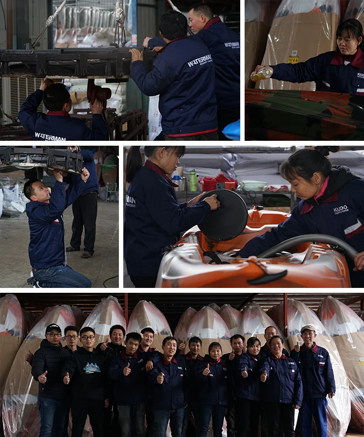 New 3M roto-molded sit on top kayak with a pedal manufacturer with seat and paddle