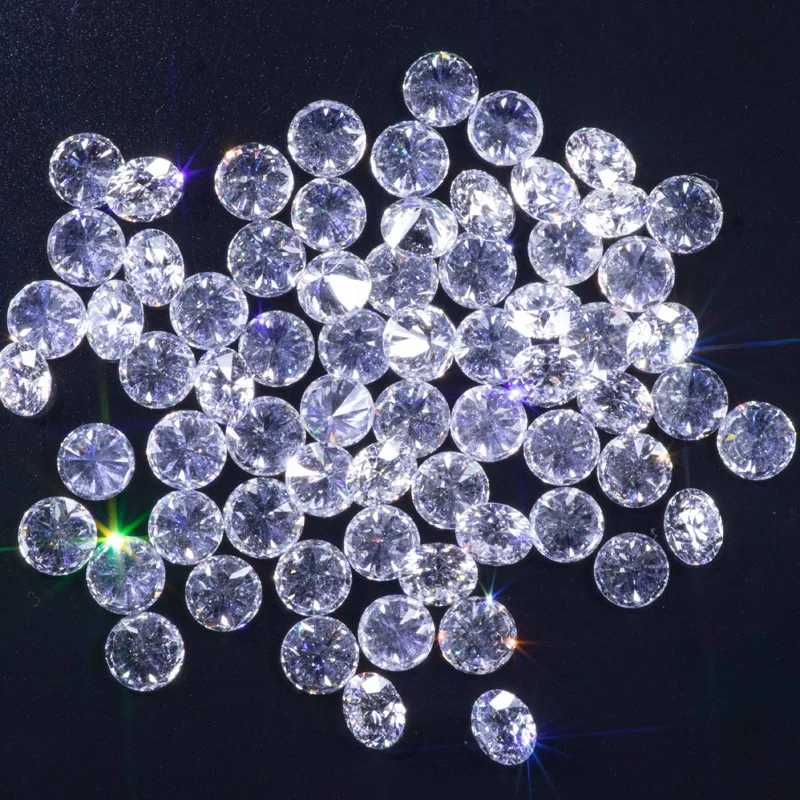 1 Carat/bag 0.8-3.1mm Crystal White Stone Natural Loose Diamonds Natural CVD Diamond Price Diamond