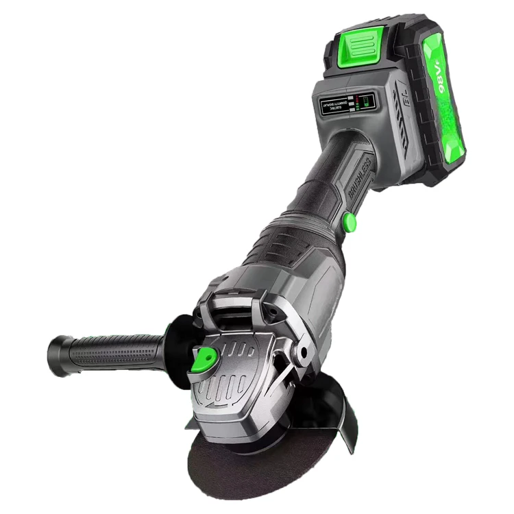 Hot Selling Industrial Grade High Speed Portable 98 V Li-ion Battery Rechargeable Cordless Angle Grinder Lithium Power Tools