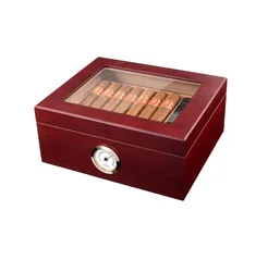 Personalized Custom Cigar Humidor Box Wooden Gift Set Wooden Cigar Holder Humidor Kit Cigar Gift Box