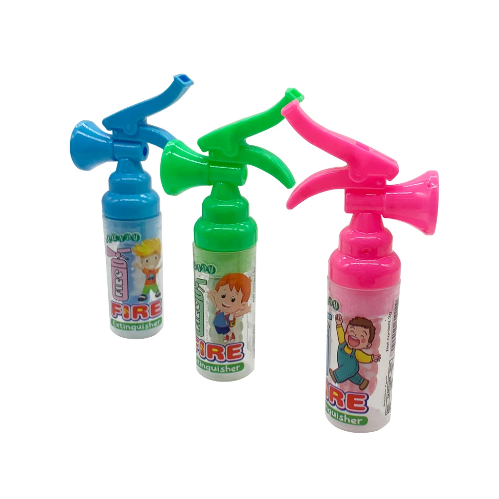 Wholesale oem plastic fire extinguisher shape nipple hard candy