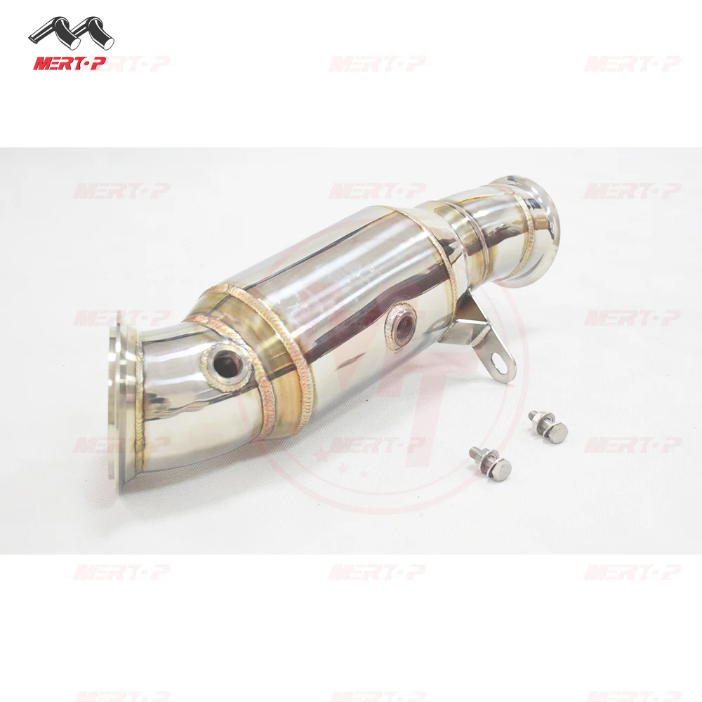 Mertop SS304 catless performance down pipe для M135i F20 / F21 M235i F22 M2 F87 2016 +