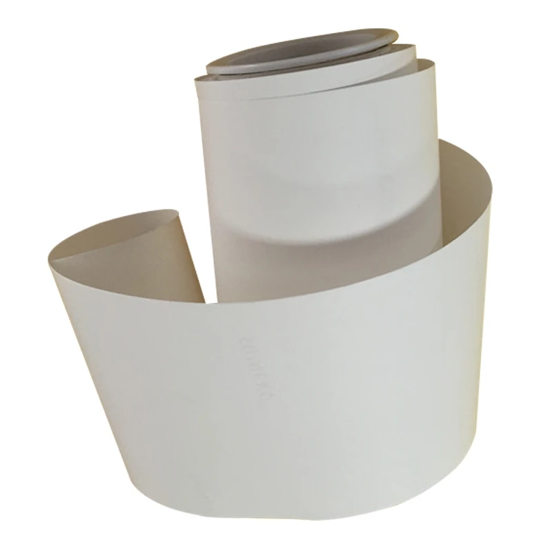 Manufacture high quality 54mic 75mic matt PP synthetic paper in jumbo roll custom size