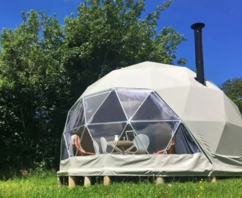 I Hot sale bubble dome tent geodesic dome tent glamping outdoor inflatable clear dome tent