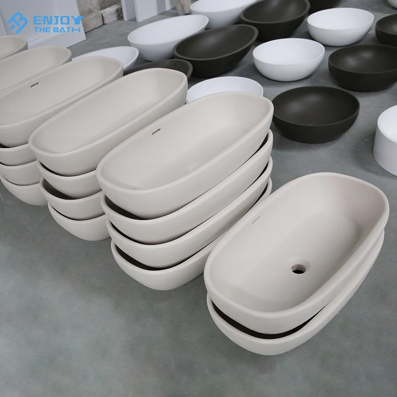 ETB concrete bathroom dual sink