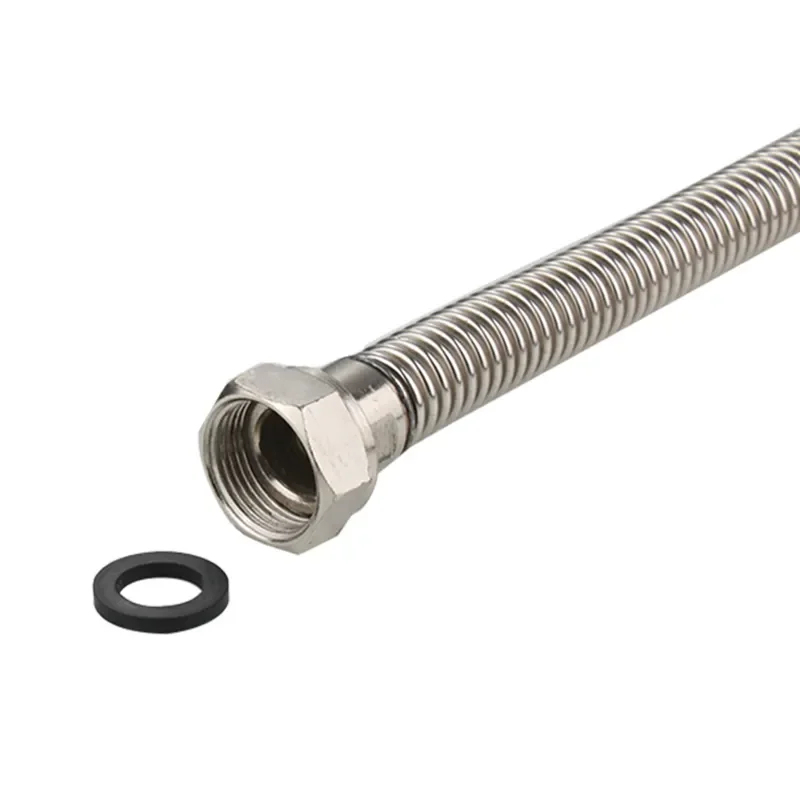 F3/4xF3/4 304 Stainless Steel  Flexible Water Heater Corrugated Hose Pipe