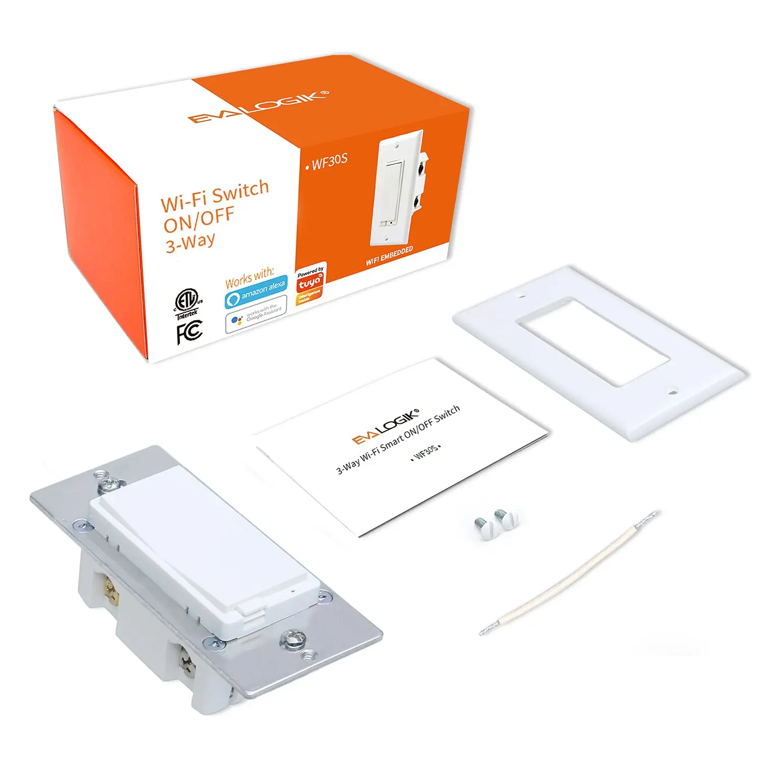 WF30S 120V US standard smart switch wifi on off interruptor inteligente 3 way switch for home automation