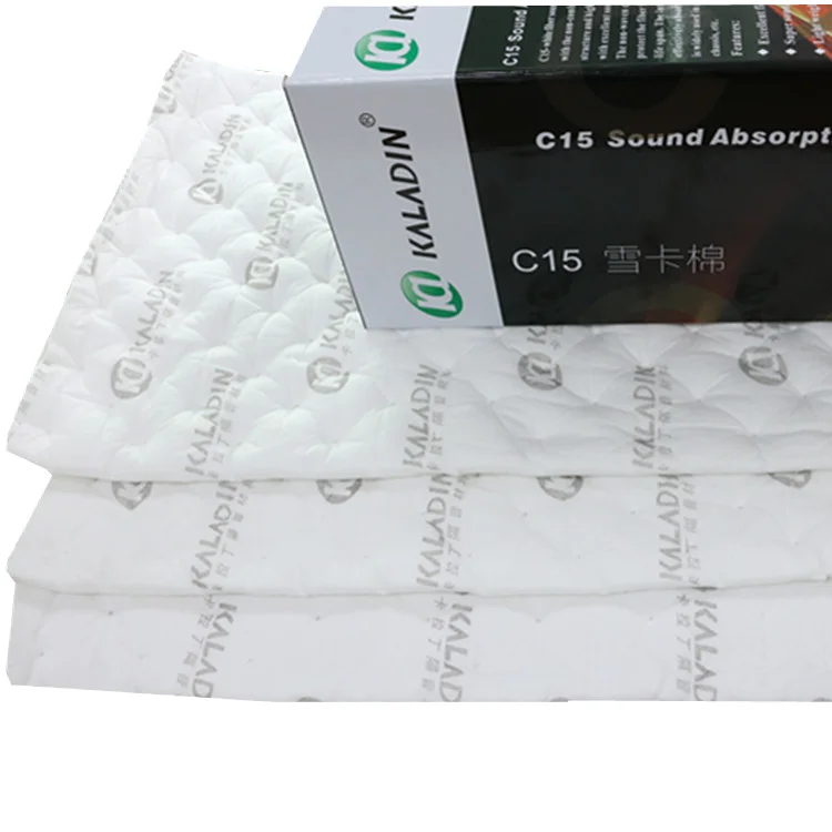 Высококачественный автомобильный звукопоглощающий материал Kaladin C15, белый хлопок