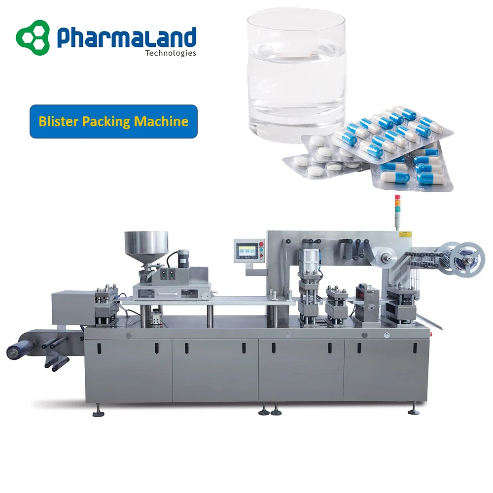 PPL-260H1 Pharmaland Flat Plate Automatic tablet blister packing machine capsule blister packing machine For Tablets Capsule