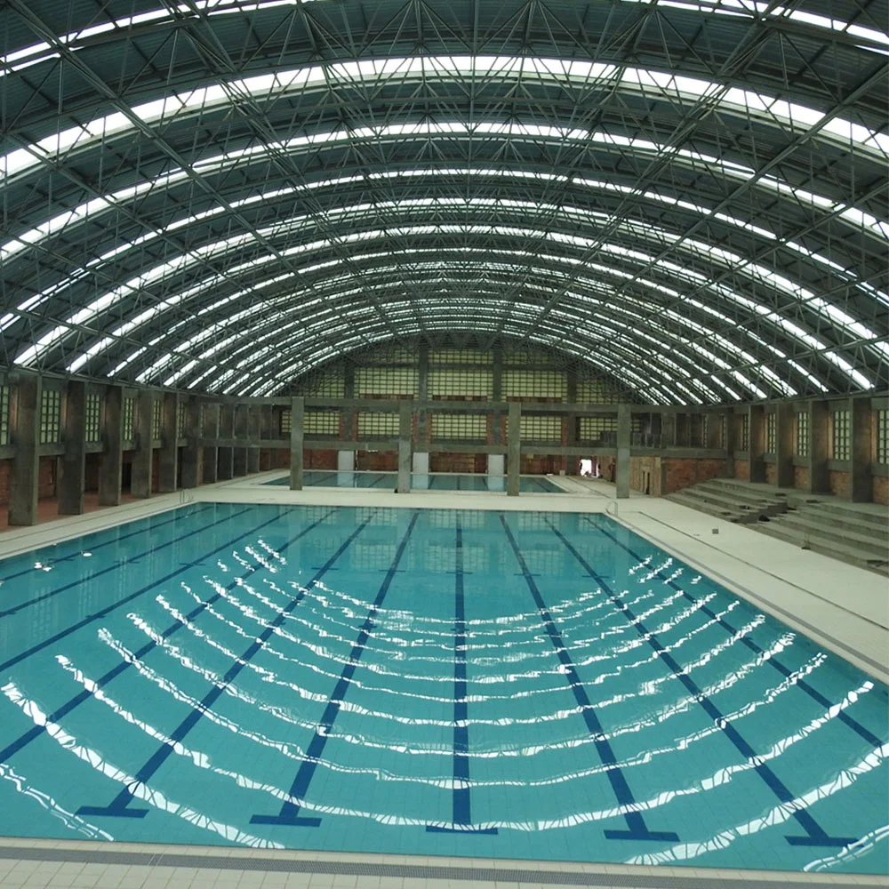 SAFS Modern Designs and Customized Solutions Quick Installation of High Quality Steel Structure Swimming Pool Waterpark Roofs