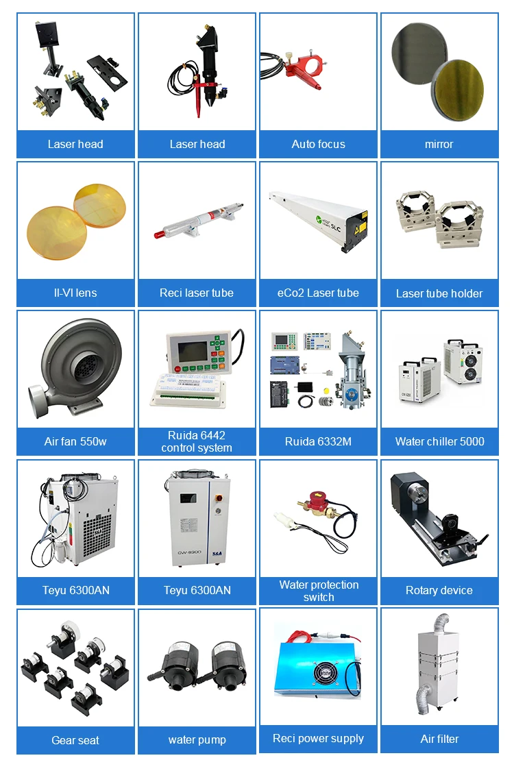 laser machine parts