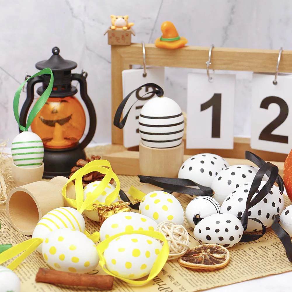 Easter Party Wall Decoration Wall Hanging Wreath Accessories Simulation Plastic Easter Eggs
