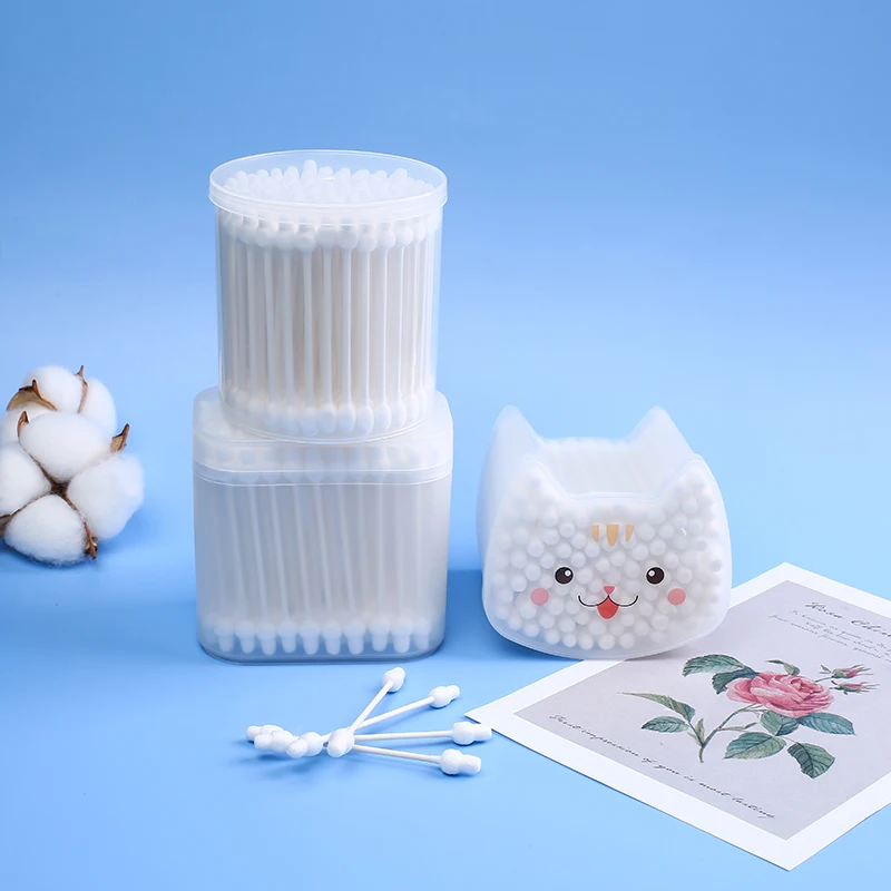 Customization Bamboo Wooden Cotton Bud Reusable Biodegradable Bamboo Wooden Cotton Swabs Disposable Bamboo Q Tips Cotton Swabs