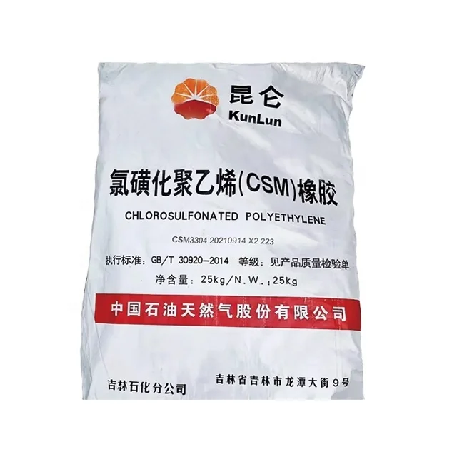 Jihua Chlorosulphonated Polyethylene Rubber CSM 3304 Rubber Raw Material