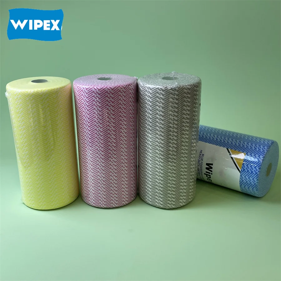 Multiple Kitchen Wipe Spunlace Nonwoven Disposable Wipes Kitchen All Purpose Heavy Duty Cloth Wipes