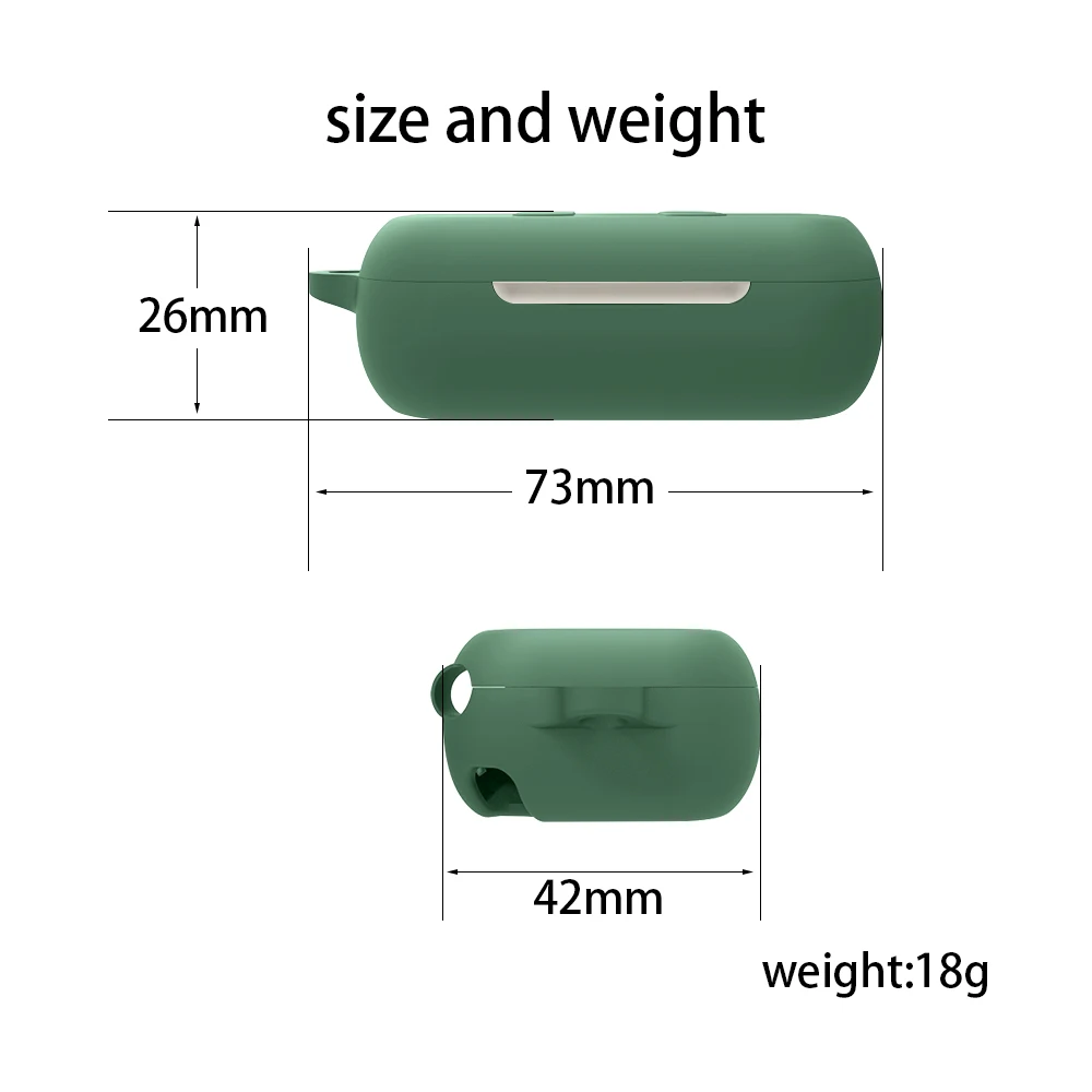 Акция от производителя: Силиконовая коробка для наушников Skullcandy, силиконовый защитный чехол, водонепроницаемый