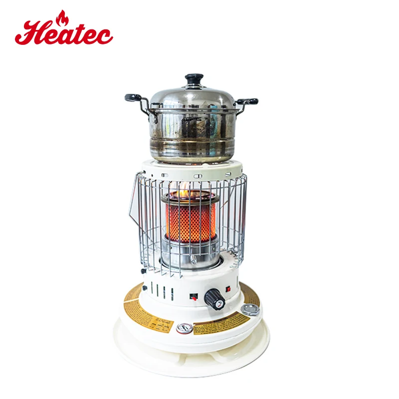 Outdoor wind proof intelligent fire extinguishing overturning protection outdoor metal grid kerosene heater