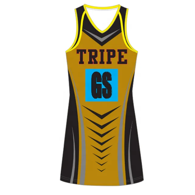 China Cheap Price Sublimated Printing Girls Sexy Netball Dress Netball Jersey
