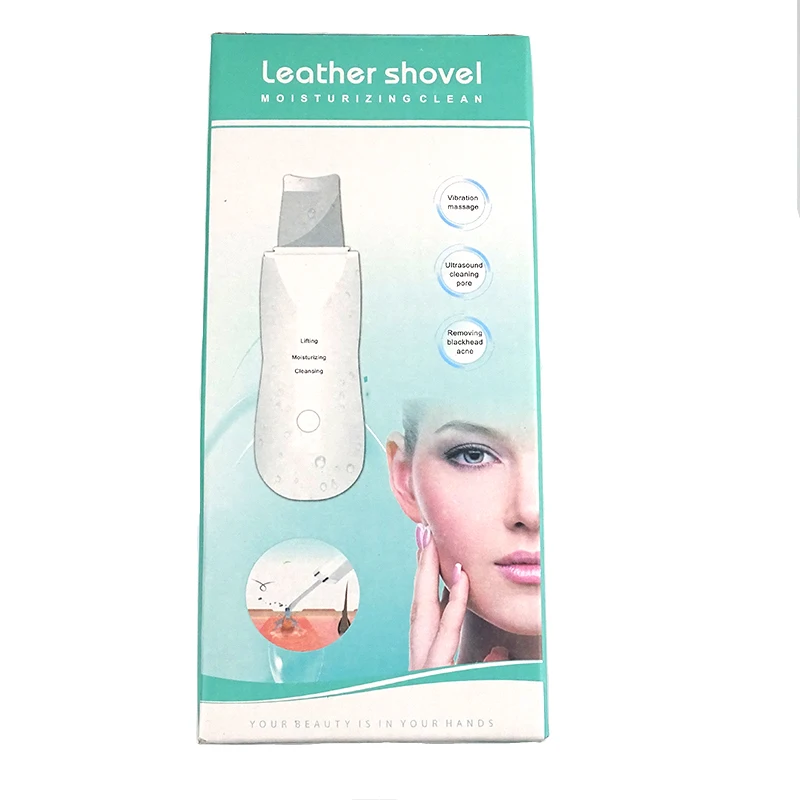 Portable Electric Waterproof Ultrasonic Cleaner Blackhead Remover Skin Scrubber Instrument For Face Beauty Massage