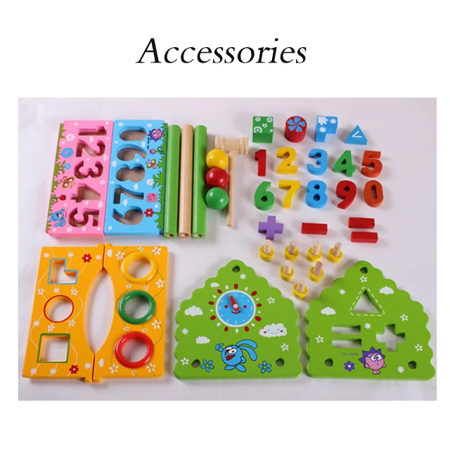 kids toys educational child games manufacturer in china jouet bebe montessori wood hammer toy