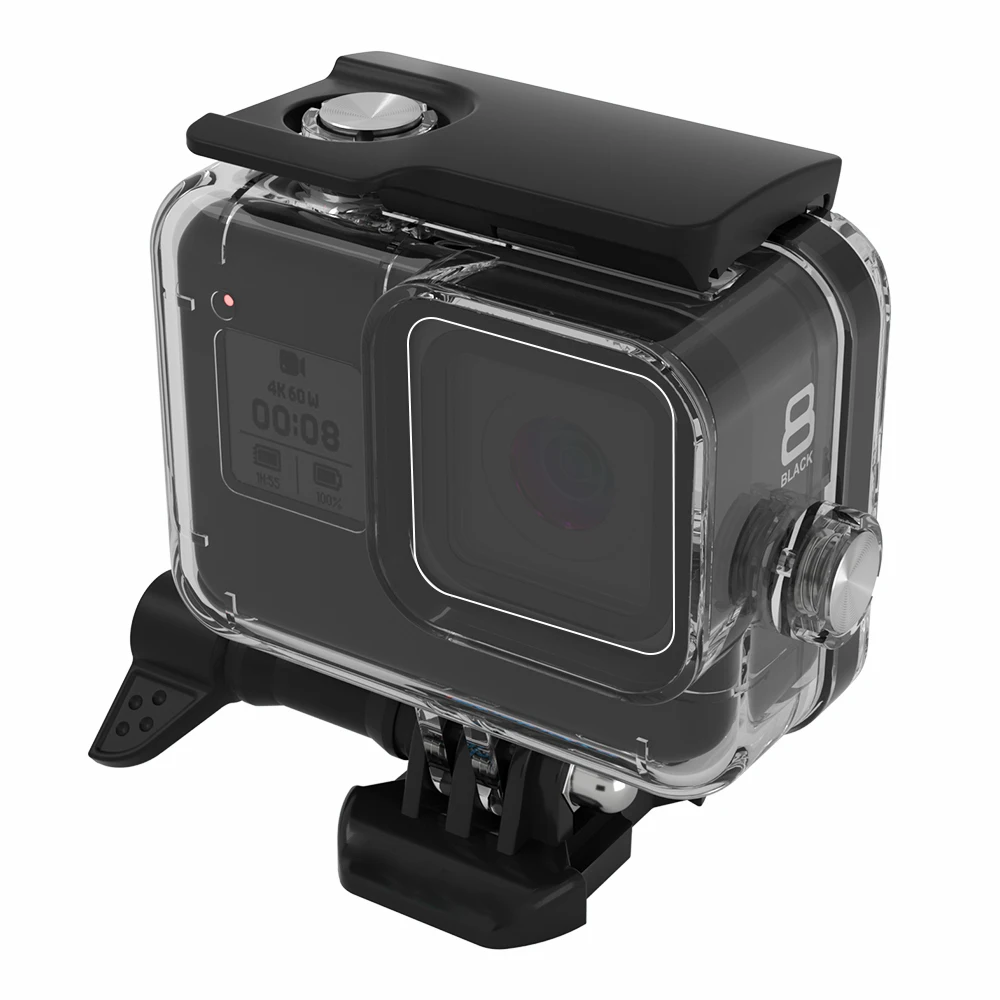  Водонепроницаемый чехол для Go pro Heros 8 Black Аксессуары подводной съемки глубина до 60