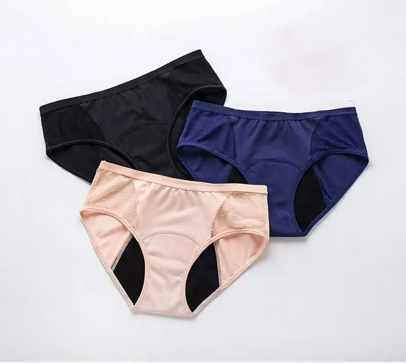 5 Size High Waist Supper Absorb 4 Layers Leakproof Menstrual Period Cycle Style Absorbent Period Menstrual Panties