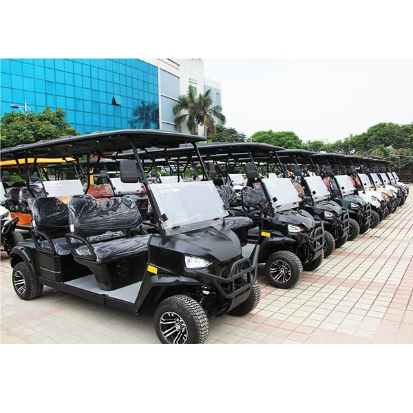 Electric off road Golf Cart Club Car with Lithium Battery Low Price 2 Seat New Energy Car for Sale 48v72v golf cart