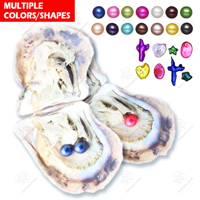 Natural Freshwater Pearl Oyster Shell Mussel Shell For DIY Jewelry Making Crafts perles naturelles perle pierre naturelle