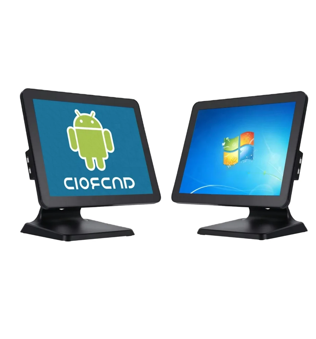 Лидер продаж 15-дюймовый все-в-одном POS-терминал Windows/Android POS-автоматы магазин точка продажи система POS кассовый аппарат для