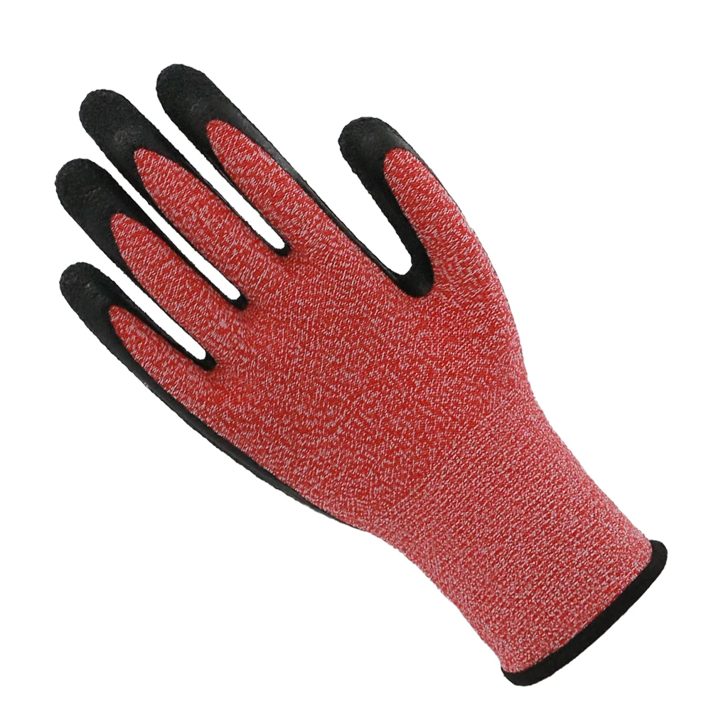 ENTE SAFETY Anti-Slip Gloves XL Size Palm Waterproof Protective Polyester Spandex Latex Hand Garden Non-slip General Work Gloves