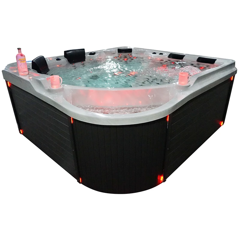 USA Balboa Control 6 Person 150 Jets Outdoor Spa Hot Tub With Jacuzzi Function