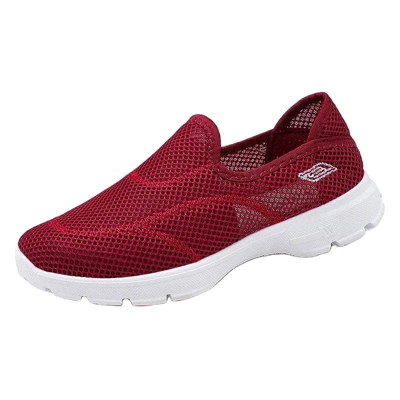 2024 мужская повседневная спортивная обувь из дышащей ткани с сетчатым верхом на заказ парусиновая мягкая подошва для лета и зимы/весны