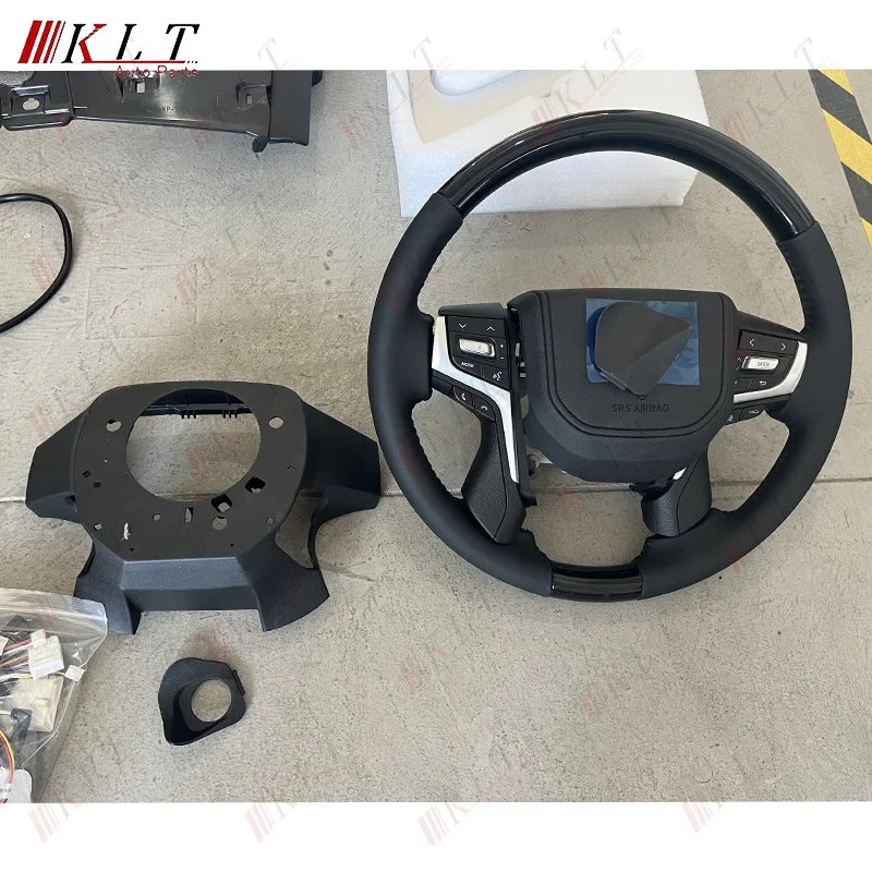 KLT Interior Kits For Land Cruiser 2008-2015 Upgrade 2016 Lc200 Dash Board Steering Wheel Interior Conversion