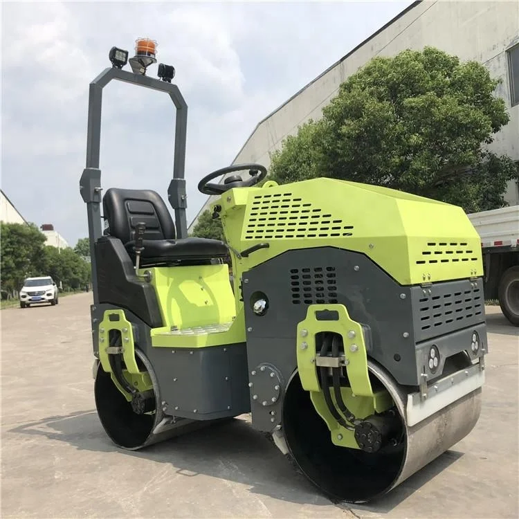 1.2 Ton Hydraulic Asphalt Rollers honda Changchai Engine Gasoline diesel Double Drum Mini Small Road Roller Compactor