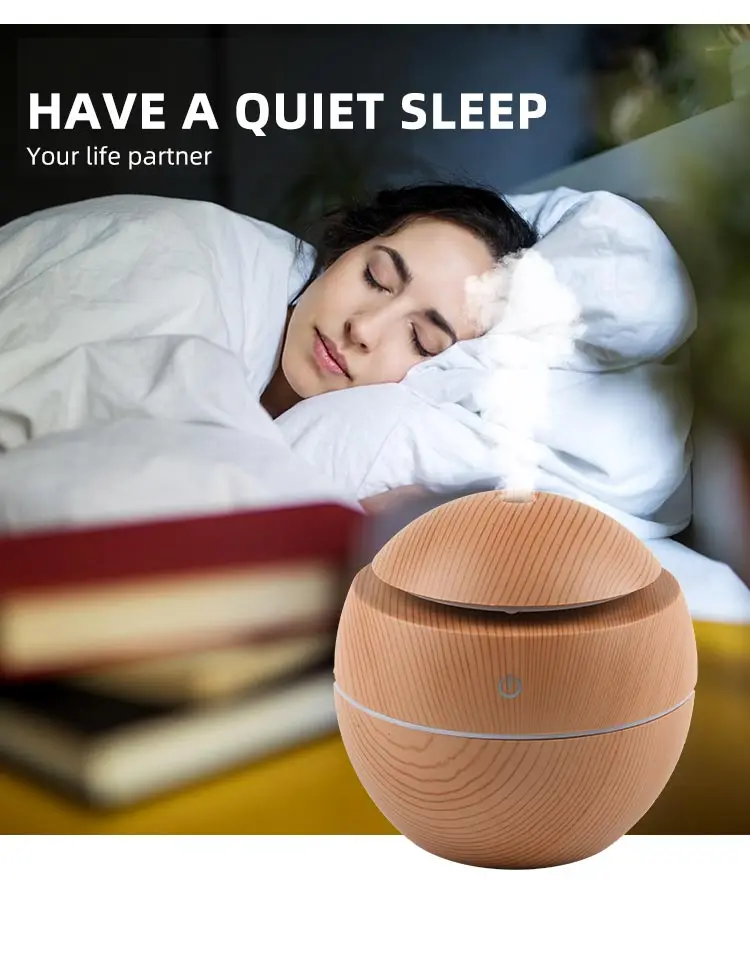 wood grain ultrasonic humidifier