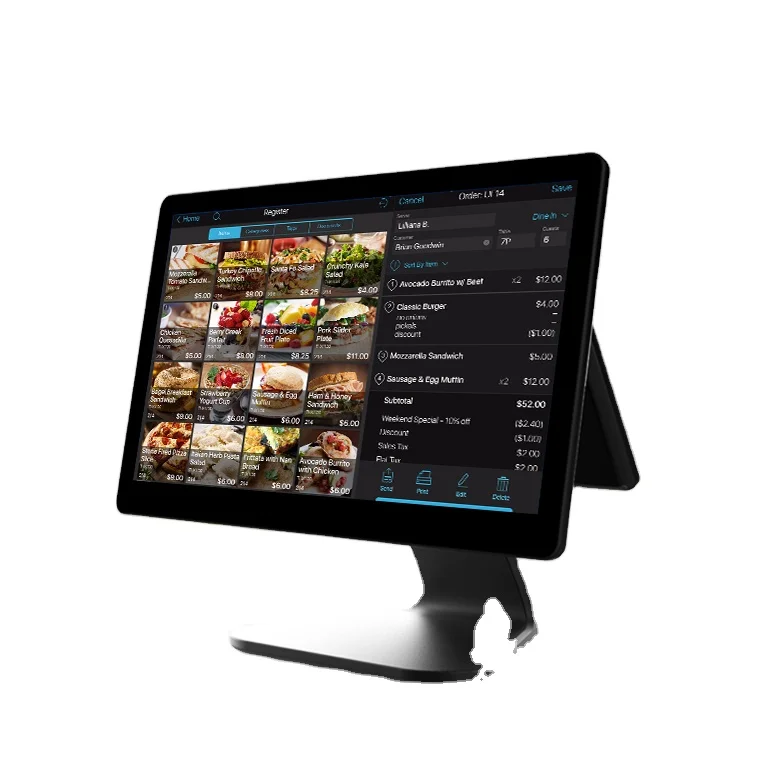 Оптовая Продажа с фабрики OEM POS терминал Smart Windows/Android 15 6 дюймов FHL сенсорный экран для системы заказа