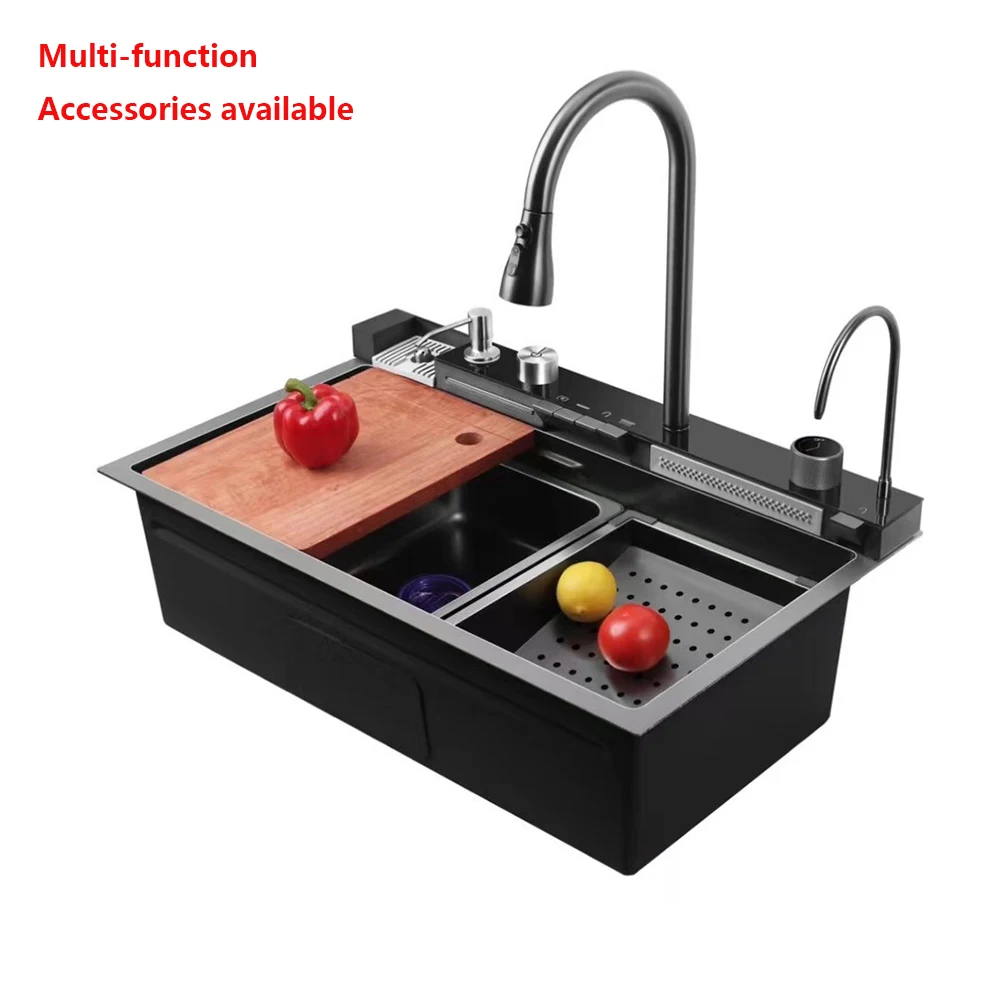 fregadero de cocina inteligente kitchen sink trends 2024 latest kitchen sink stainless steel hand wash sink kitchen