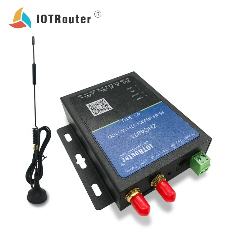 RJ45 Telemetry System 4g Data Logger Industrial Remote I/O Controller Modem Wireless Module ZHC4931 NB-IOT Router 150