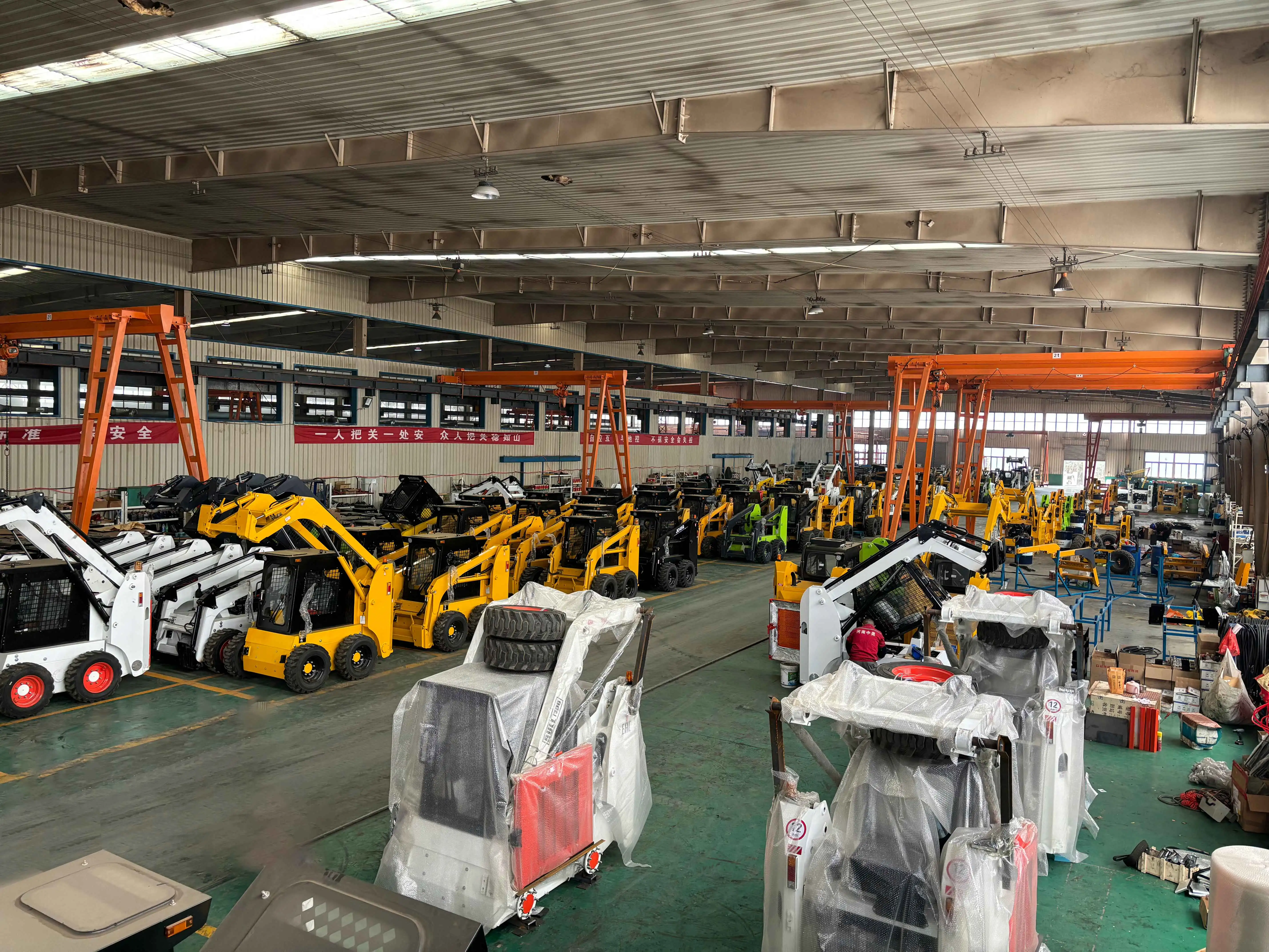 high quality crawler track skid steer loader attach mulcher track skid loader skids steer with forestry mulcher