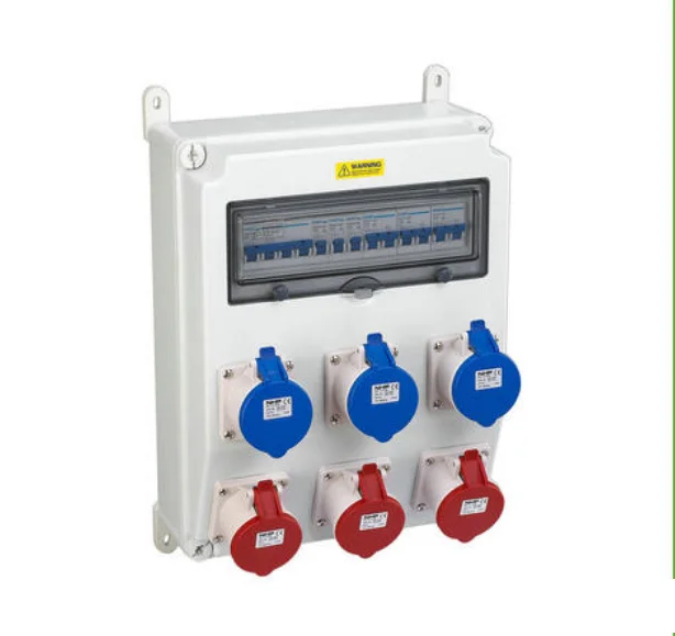 3P+N+E  16A  63A 125A 250V 415V single phase industrial plugs and sockets