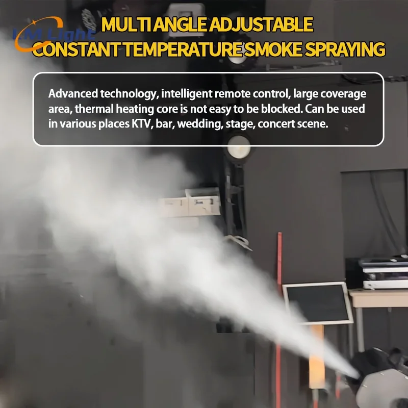 Factory wholesale DJ disco Stage special effects equipment 3000W angle adjustment fog smoke machine for wedding party