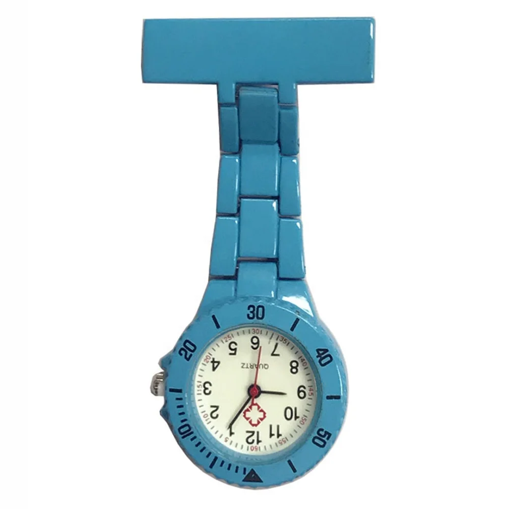 Hospital Medical Colorful Quartz Pocket Nurse Watch Breast Watch For Nurse Doctor Work Accessories