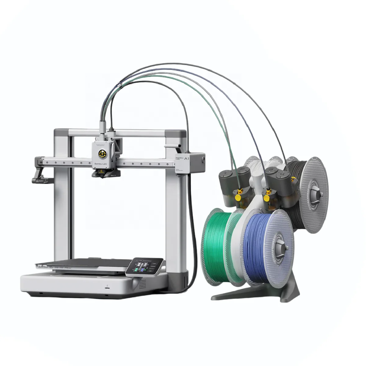 Bambu Lab Ready To Ship A1 Combo High Speed Impresora 3D Metal Fast Print Speed 500mm/s Desktop FDM 3D Printer