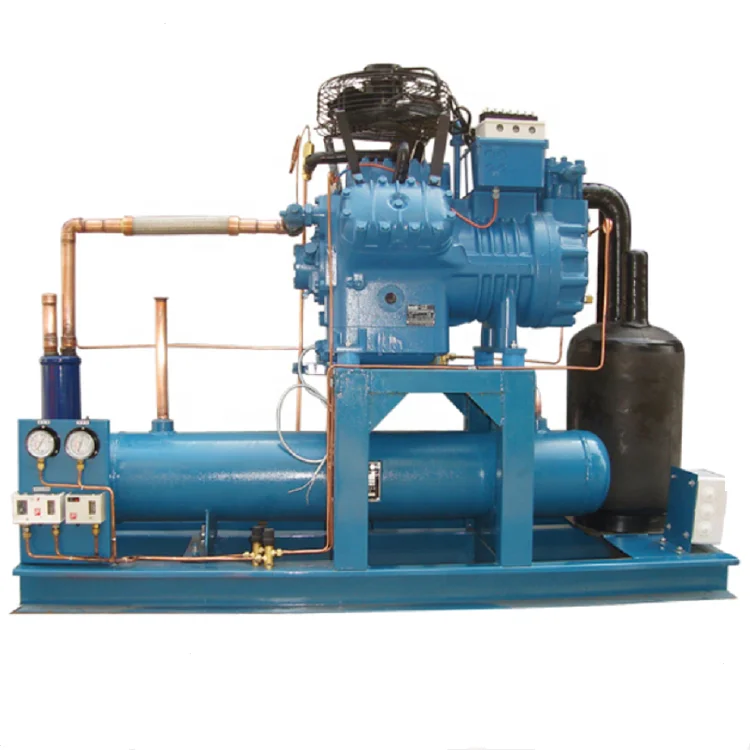 Whole Sale Factory Italy Frascold Compressor Water Cooled Condenser Condensing Unit price
