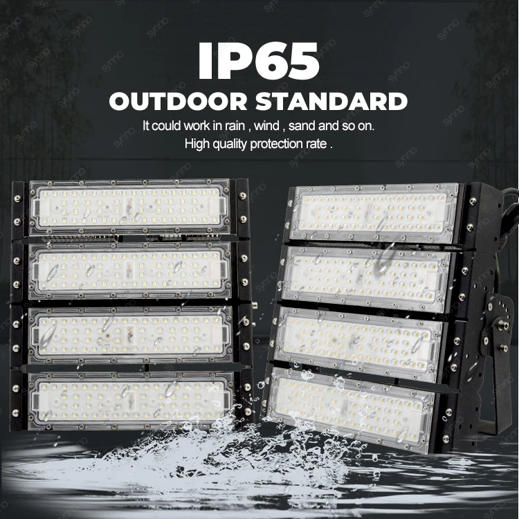 Floodlight 100w 200W 300W 400W 500W 600W Modular LED Flood Lights Spotlight Lamp IP66 Outdoor Football Tunnel Stadium Light