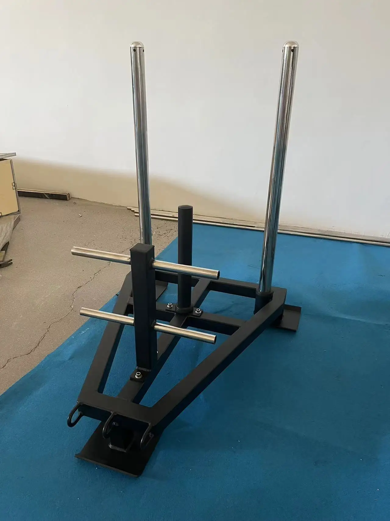 LS55  Cheapest Fitness Training Gym Weight Plate Power Sled push sled fitness equipment