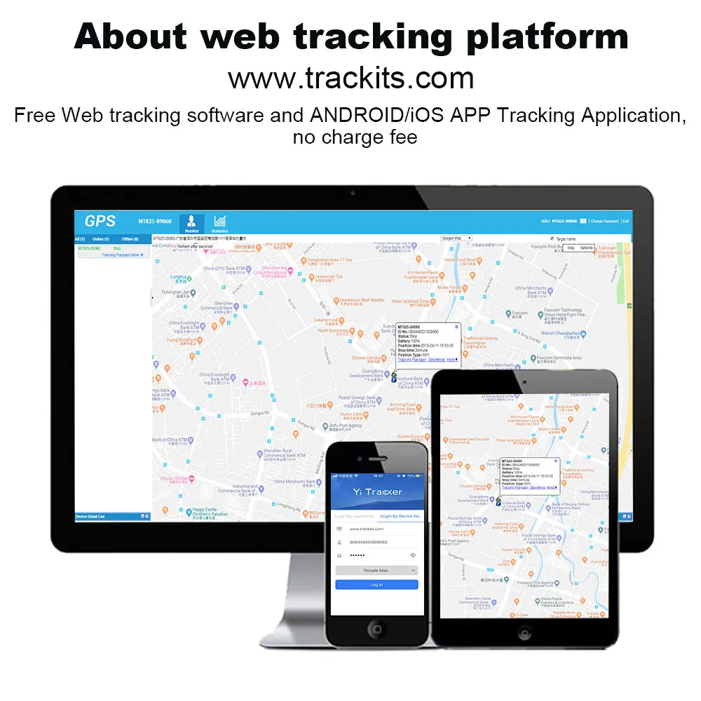 VJOY Anti Lost GPS Kids Elderly Personal CAT M1 NB-IoT Module 4G GPS Mini Tracker with FREE GPS Tracking Platform