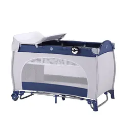 Mamakids S12-7 NEW Plastic Baby Playpen European Standard Hot Sale Baby Travel Cot With Changing Table