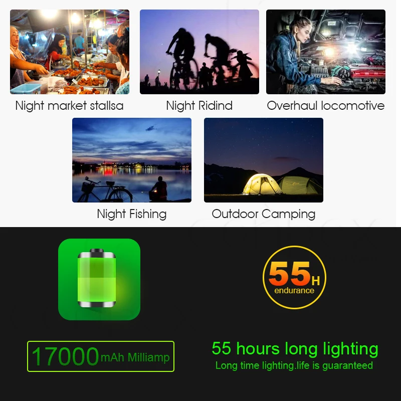 Conpex KM-920 Wholesale Dc 12V 20000Mah Cheap Mobile Camping Battery Charger Power Bank Supply Portable With Cable