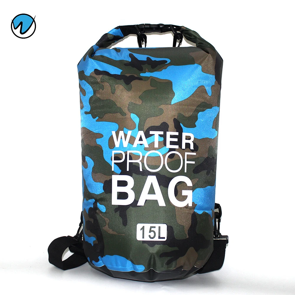 
20L 500D Pvc Camouflage Color Waterproof Dry Bag Ice Cooler Ocean Pack 